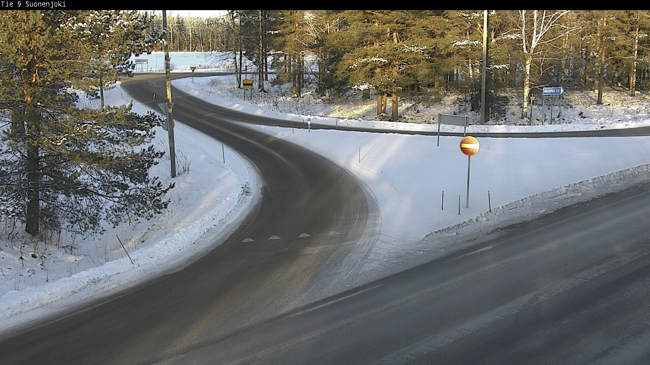 Weather Camera Image Väg 9 Suonenjoki, Purola, Suonenjoki, Pohjois-Savo
