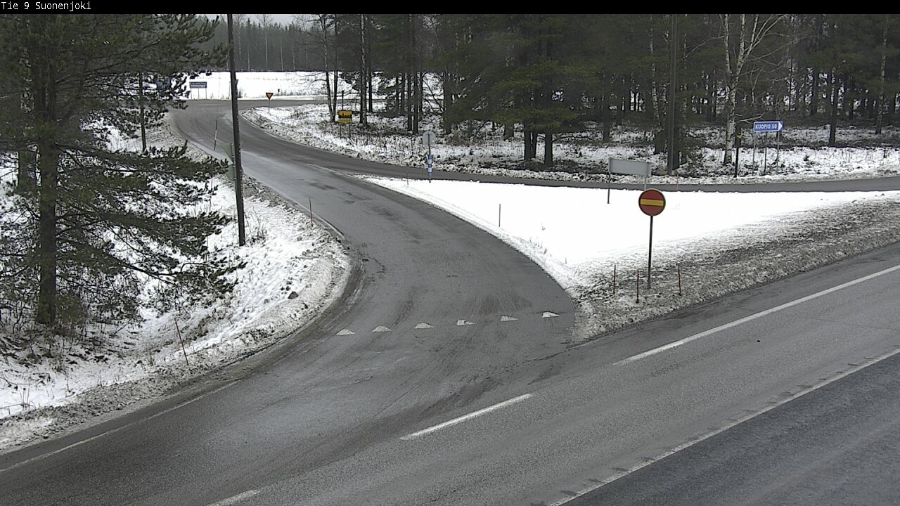 Weather Camera Image Väg 9 Suonenjoki, Purola, Suonenjoki, Pohjois-Savo