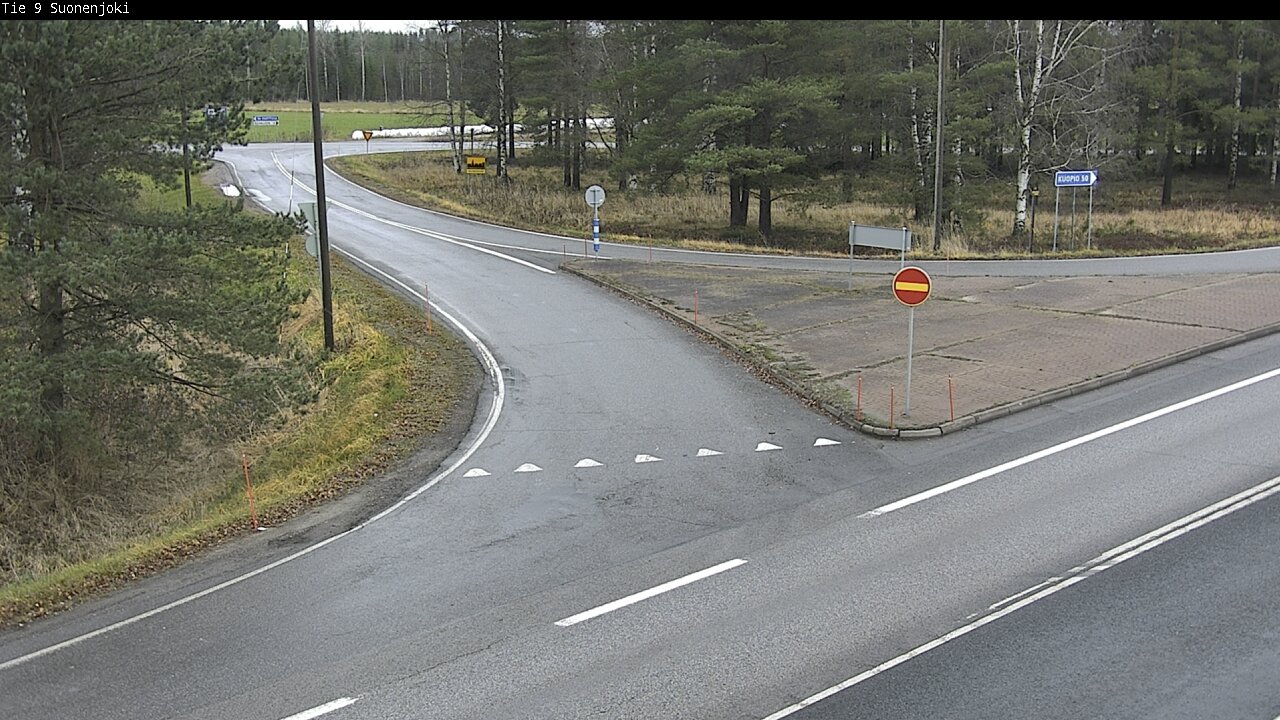 Weather Camera Image Väg 9 Suonenjoki, Purola, Suonenjoki, Pohjois-Savo