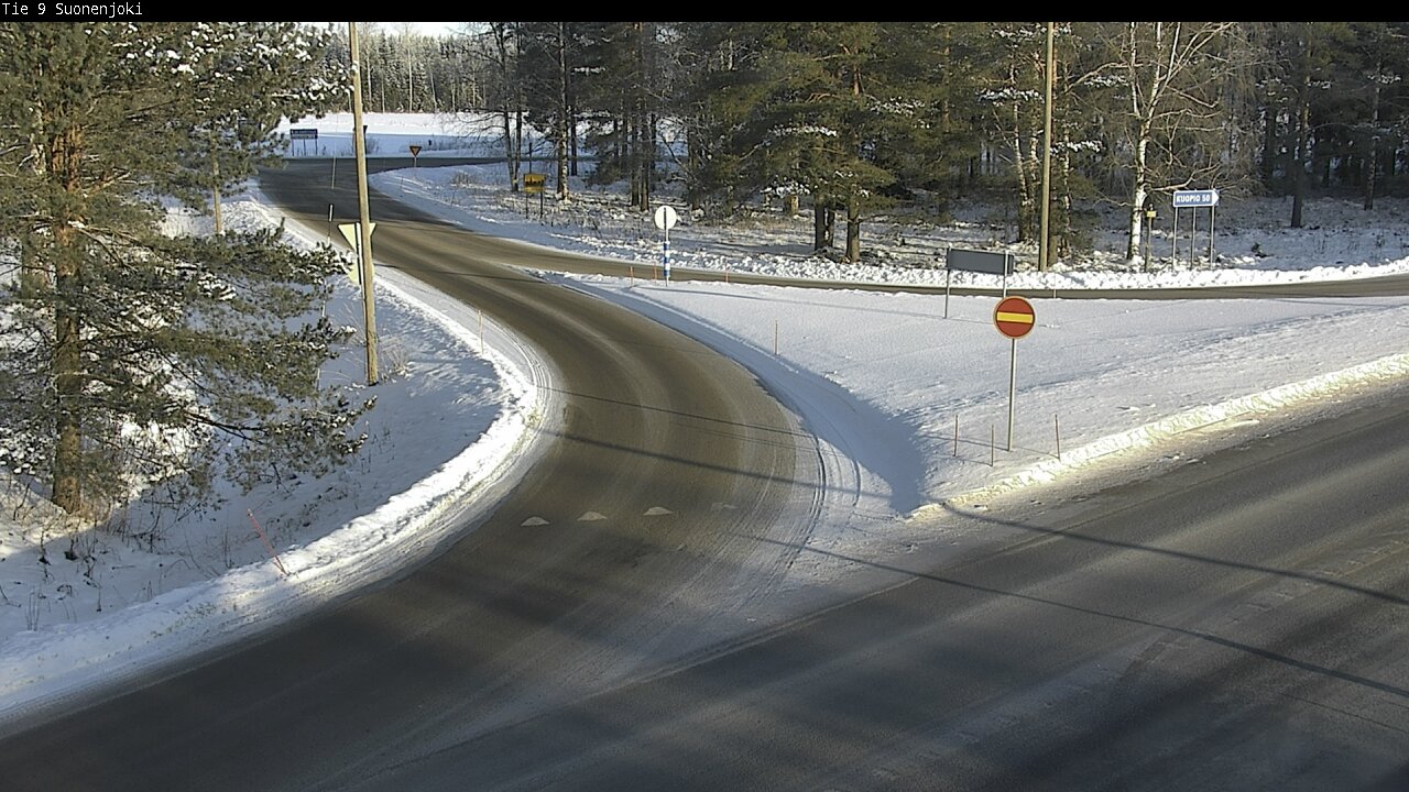 Weather Camera Image Väg 9 Suonenjoki, Purola, Suonenjoki, Pohjois-Savo