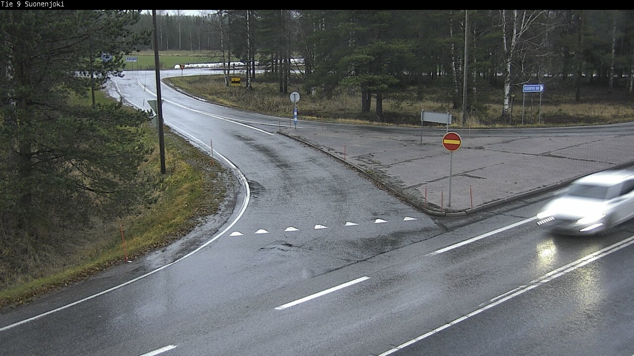 Weather Camera Image Väg 9 Suonenjoki, Purola, Suonenjoki, Pohjois-Savo