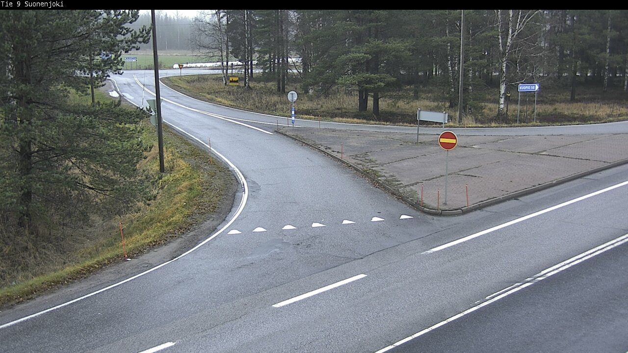 Weather Camera Image Road 9 Suonenjoki, Purola, Suonenjoki, Pohjois-Savo