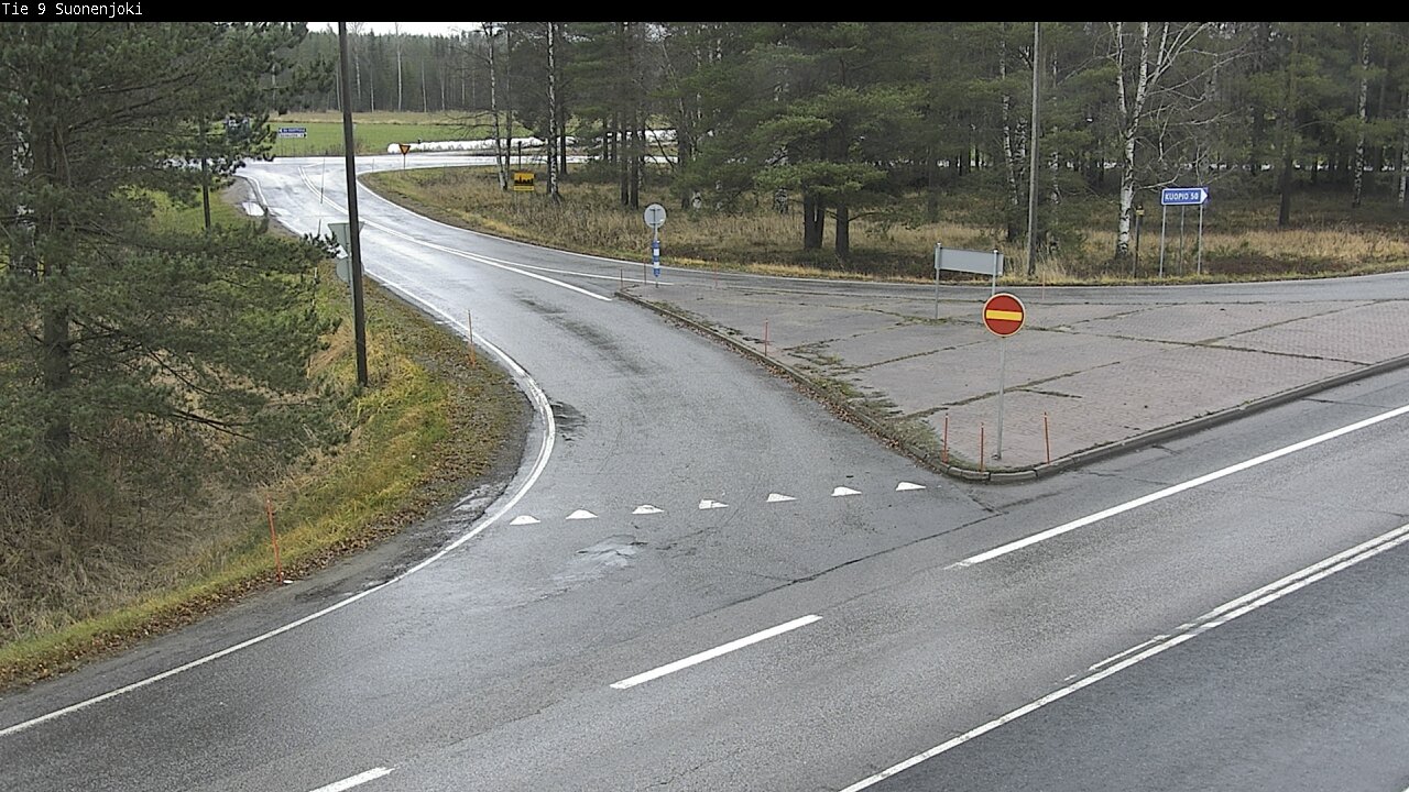 Weather Camera Image Väg 9 Suonenjoki, Purola, Suonenjoki, Pohjois-Savo