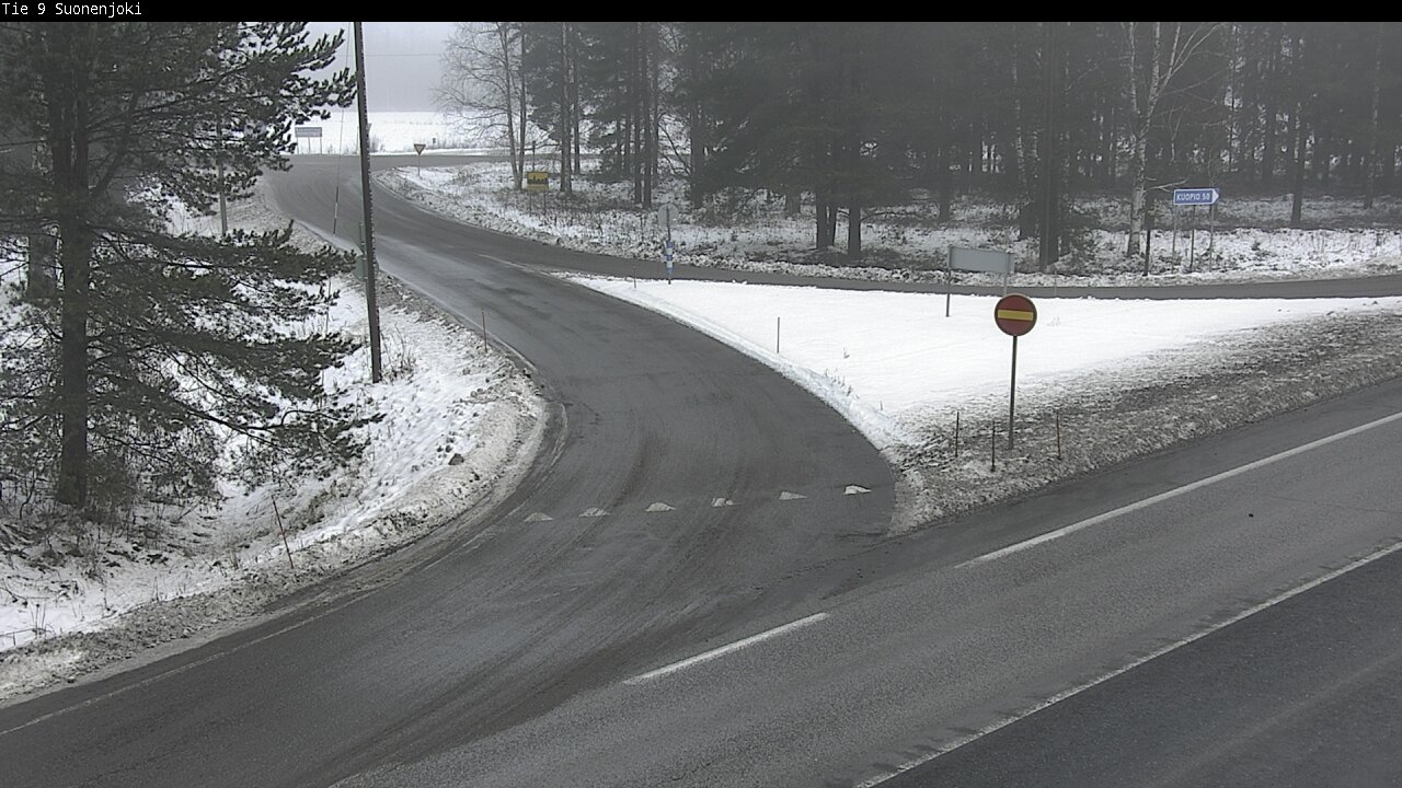 Weather Camera Image Väg 9 Suonenjoki, Purola, Suonenjoki, Pohjois-Savo