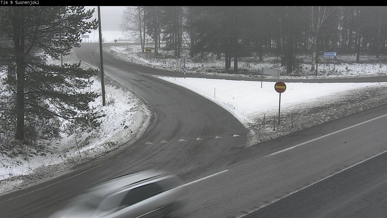 Weather Camera Image Väg 9 Suonenjoki, Purola, Suonenjoki, Pohjois-Savo