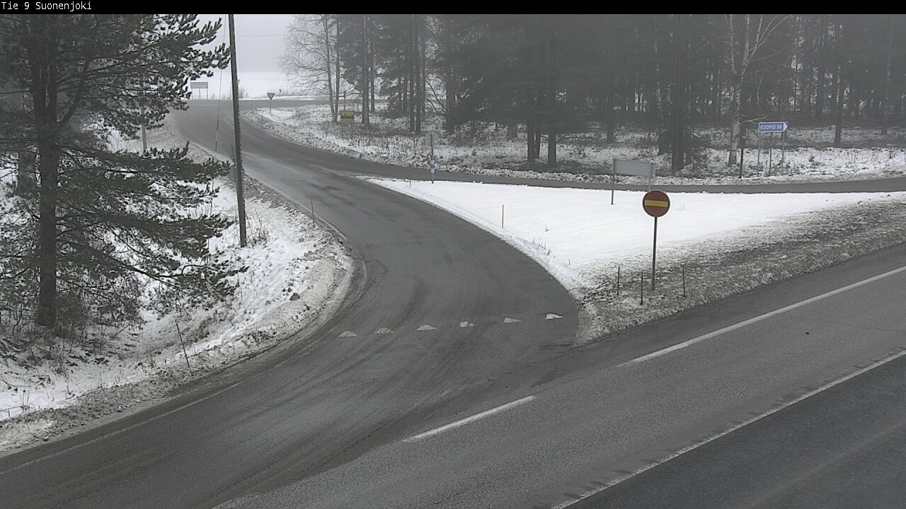 Weather Camera Image Väg 9 Suonenjoki, Purola, Suonenjoki, Pohjois-Savo