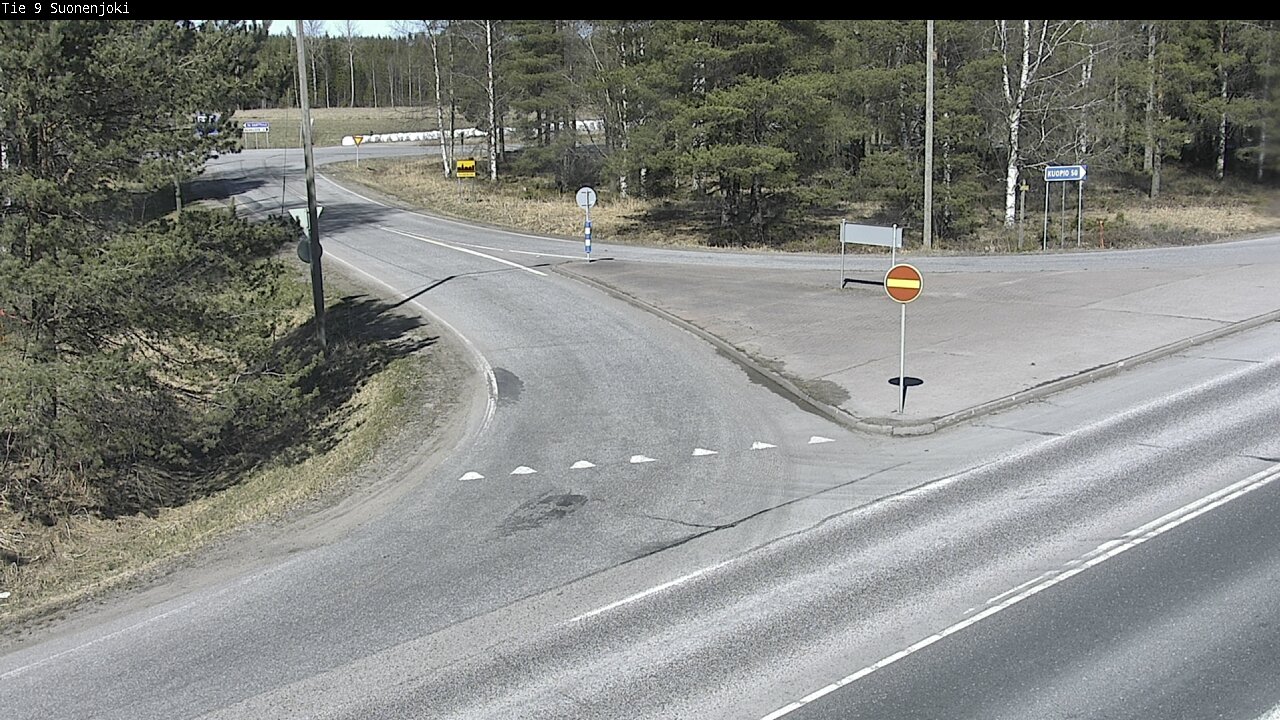 Weather Camera Image Road 9 Suonenjoki, Purola, Suonenjoki, Pohjois-Savo
