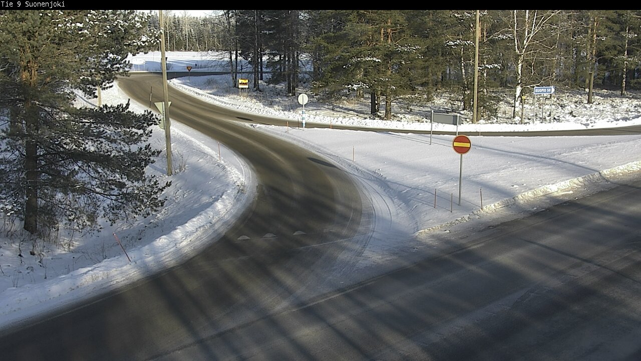 Weather Camera Image Väg 9 Suonenjoki, Purola, Suonenjoki, Pohjois-Savo