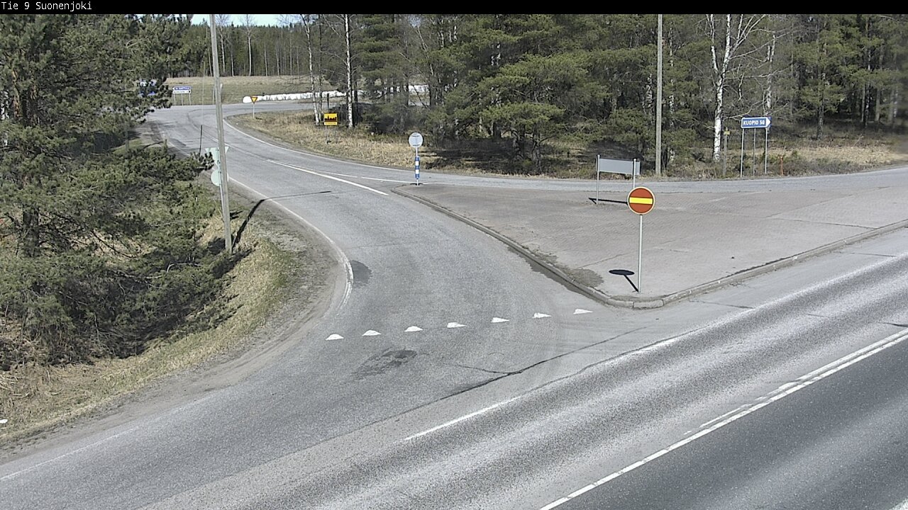 Weather Camera Image Road 9 Suonenjoki, Purola, Suonenjoki, Pohjois-Savo