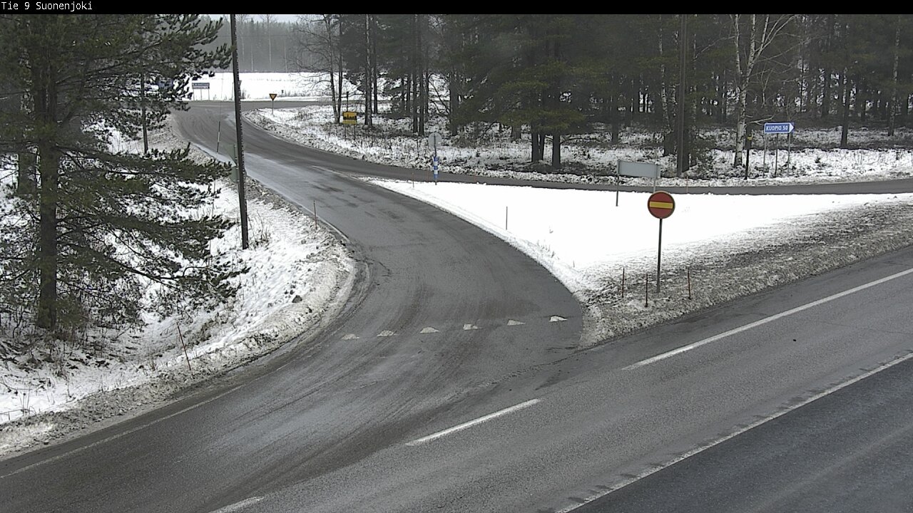 Weather Camera Image Väg 9 Suonenjoki, Purola, Suonenjoki, Pohjois-Savo