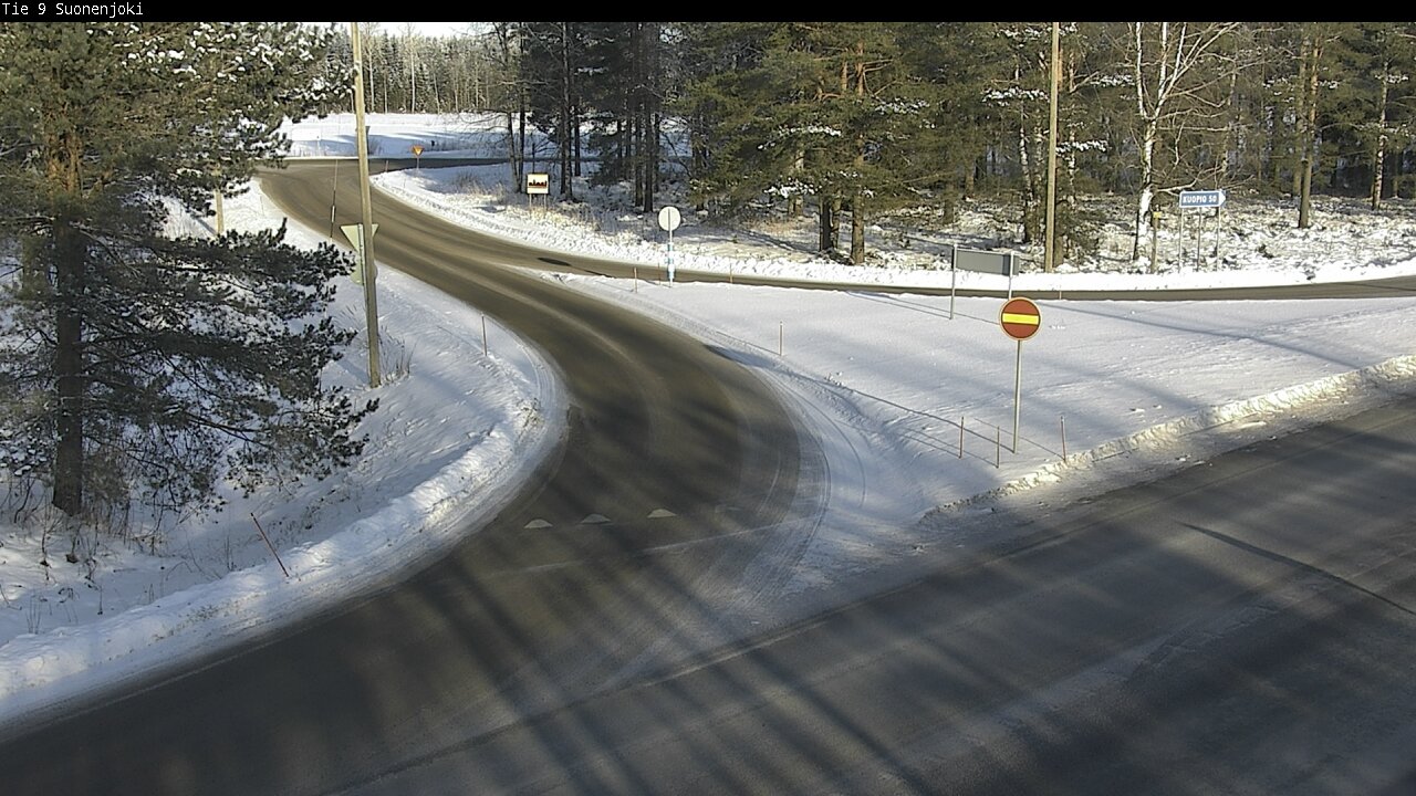 Weather Camera Image Väg 9 Suonenjoki, Purola, Suonenjoki, Pohjois-Savo
