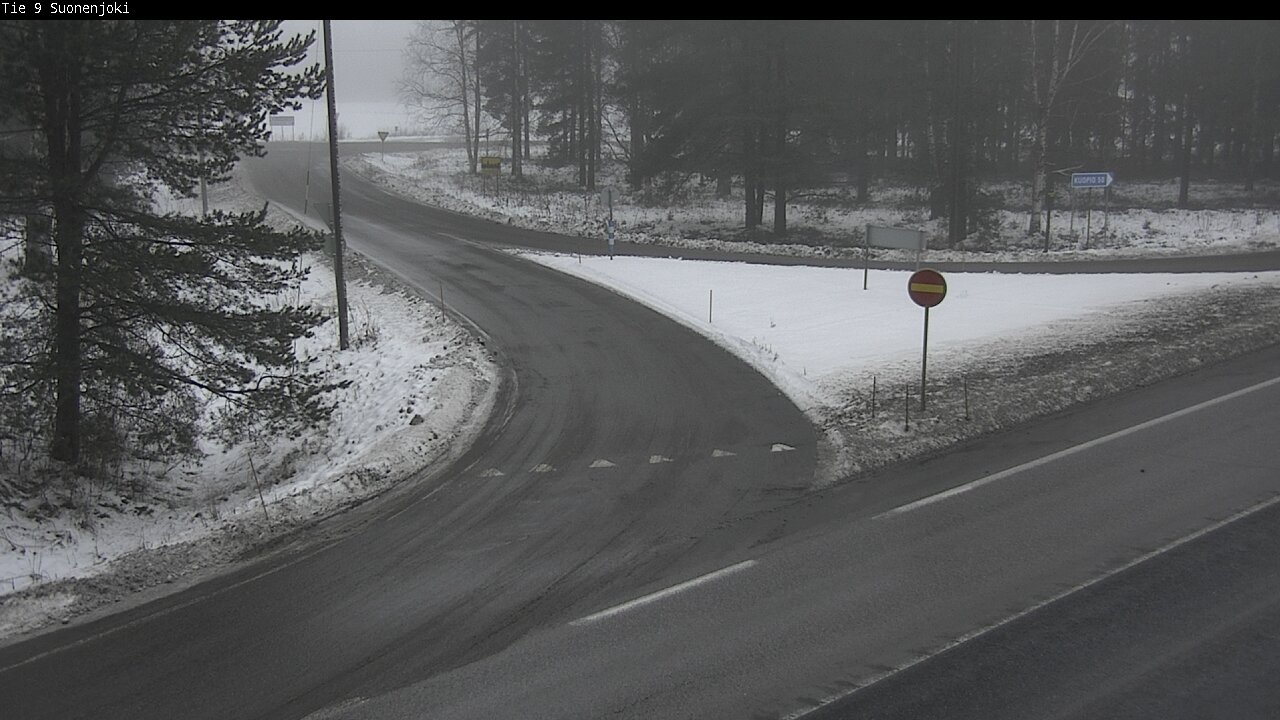 Weather Camera Image Väg 9 Suonenjoki, Purola, Suonenjoki, Pohjois-Savo