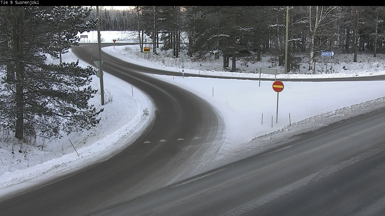 Weather Camera Image Väg 9 Suonenjoki, Purola, Suonenjoki, Pohjois-Savo