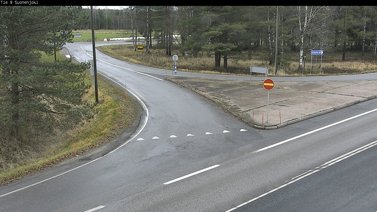 Weather Camera Image Väg 9 Suonenjoki, Purola, Suonenjoki, Pohjois-Savo