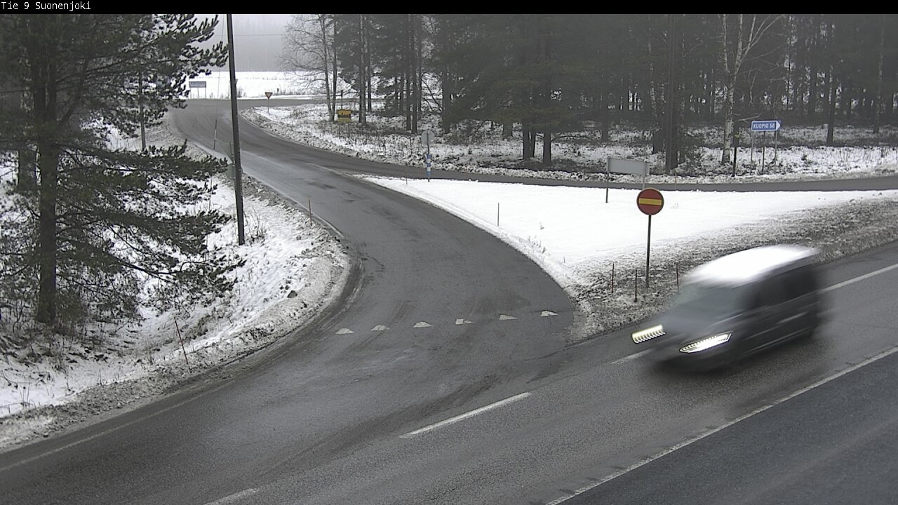 Weather Camera Image Väg 9 Suonenjoki, Purola, Suonenjoki, Pohjois-Savo