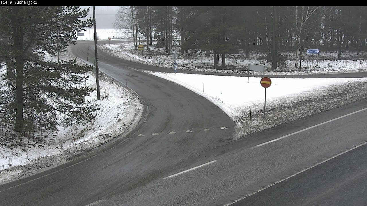 Weather Camera Image Väg 9 Suonenjoki, Purola, Suonenjoki, Pohjois-Savo