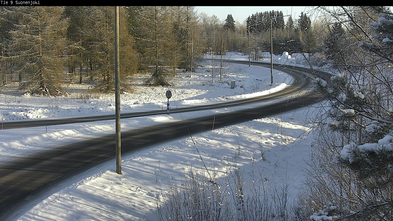 Weather Camera Image Väg 9 Suonenjoki, Purola, Suonenjoki, Pohjois-Savo