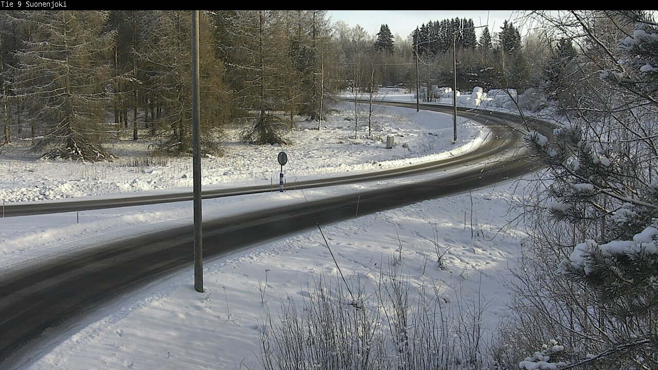 Weather Camera Image Väg 9 Suonenjoki, Purola, Suonenjoki, Pohjois-Savo