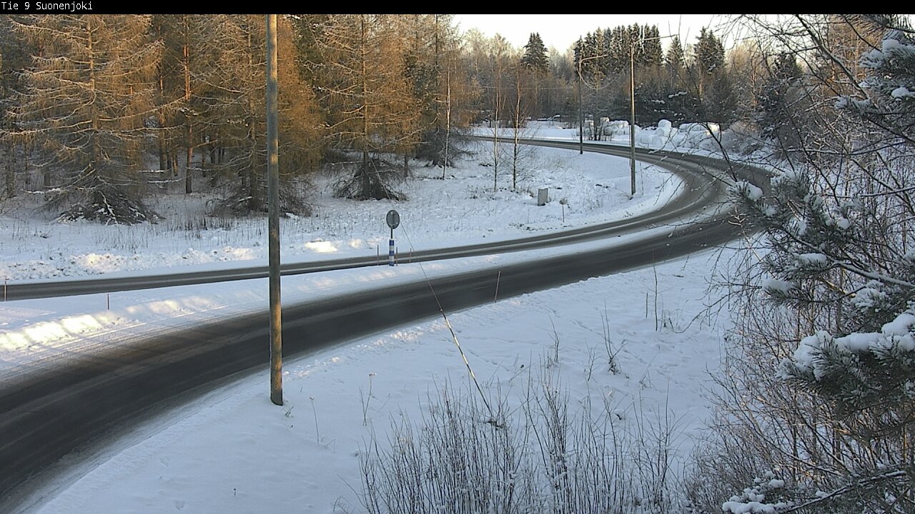 Weather Camera Image Väg 9 Suonenjoki, Purola, Suonenjoki, Pohjois-Savo