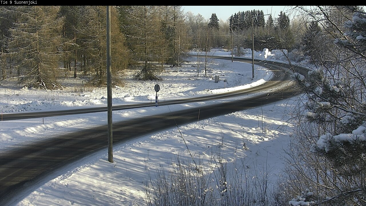 Weather Camera Image Väg 9 Suonenjoki, Purola, Suonenjoki, Pohjois-Savo