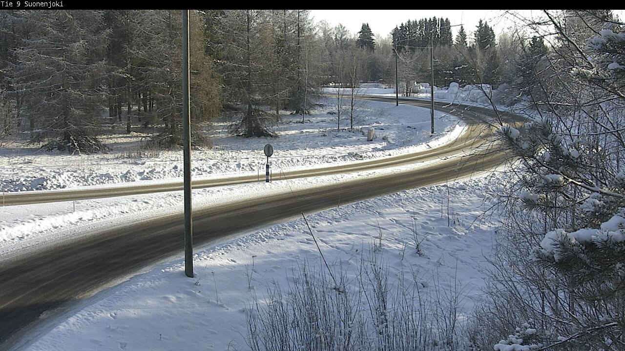 Weather Camera Image Väg 9 Suonenjoki, Purola, Suonenjoki, Pohjois-Savo