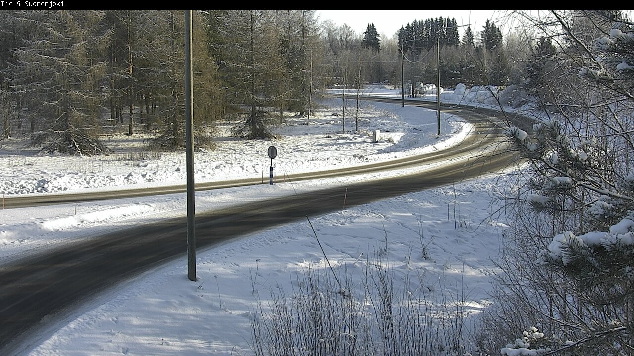 Weather Camera Image Väg 9 Suonenjoki, Purola, Suonenjoki, Pohjois-Savo