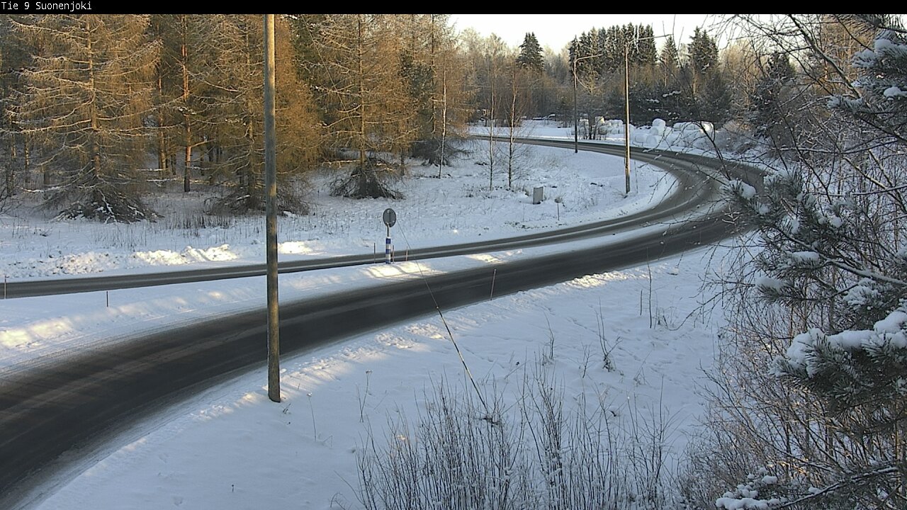 Weather Camera Image Väg 9 Suonenjoki, Purola, Suonenjoki, Pohjois-Savo