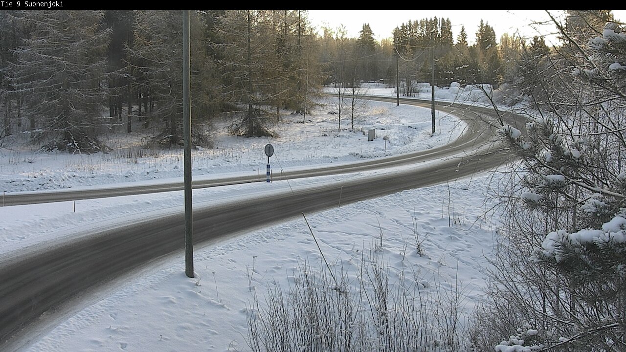 Weather Camera Image Väg 9 Suonenjoki, Purola, Suonenjoki, Pohjois-Savo