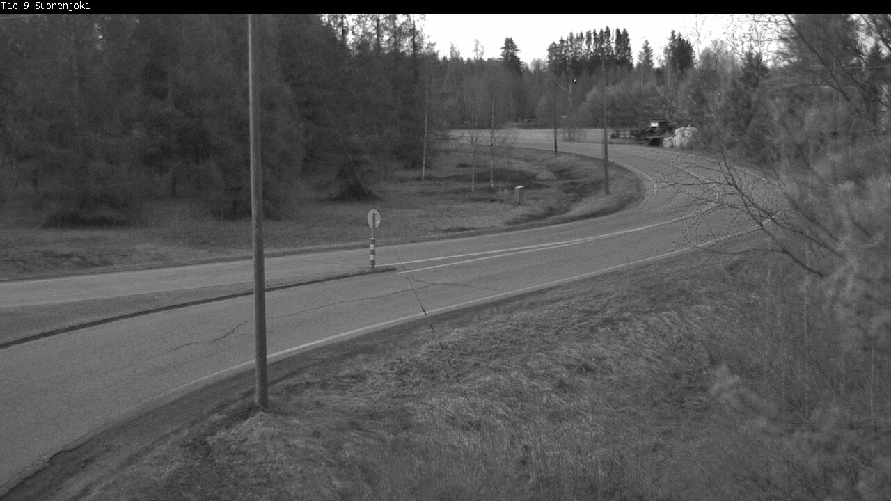 Weather Camera Image Väg 9 Suonenjoki, Purola, Suonenjoki, Pohjois-Savo