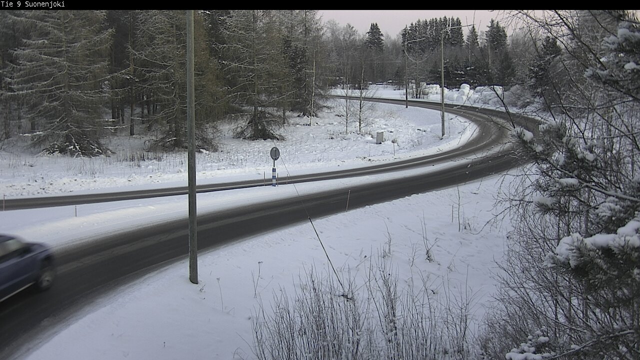 Weather Camera Image Väg 9 Suonenjoki, Purola, Suonenjoki, Pohjois-Savo