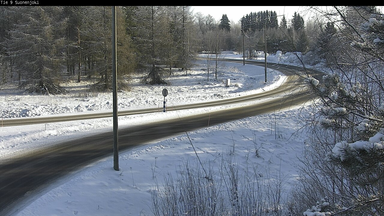 Weather Camera Image Väg 9 Suonenjoki, Purola, Suonenjoki, Pohjois-Savo