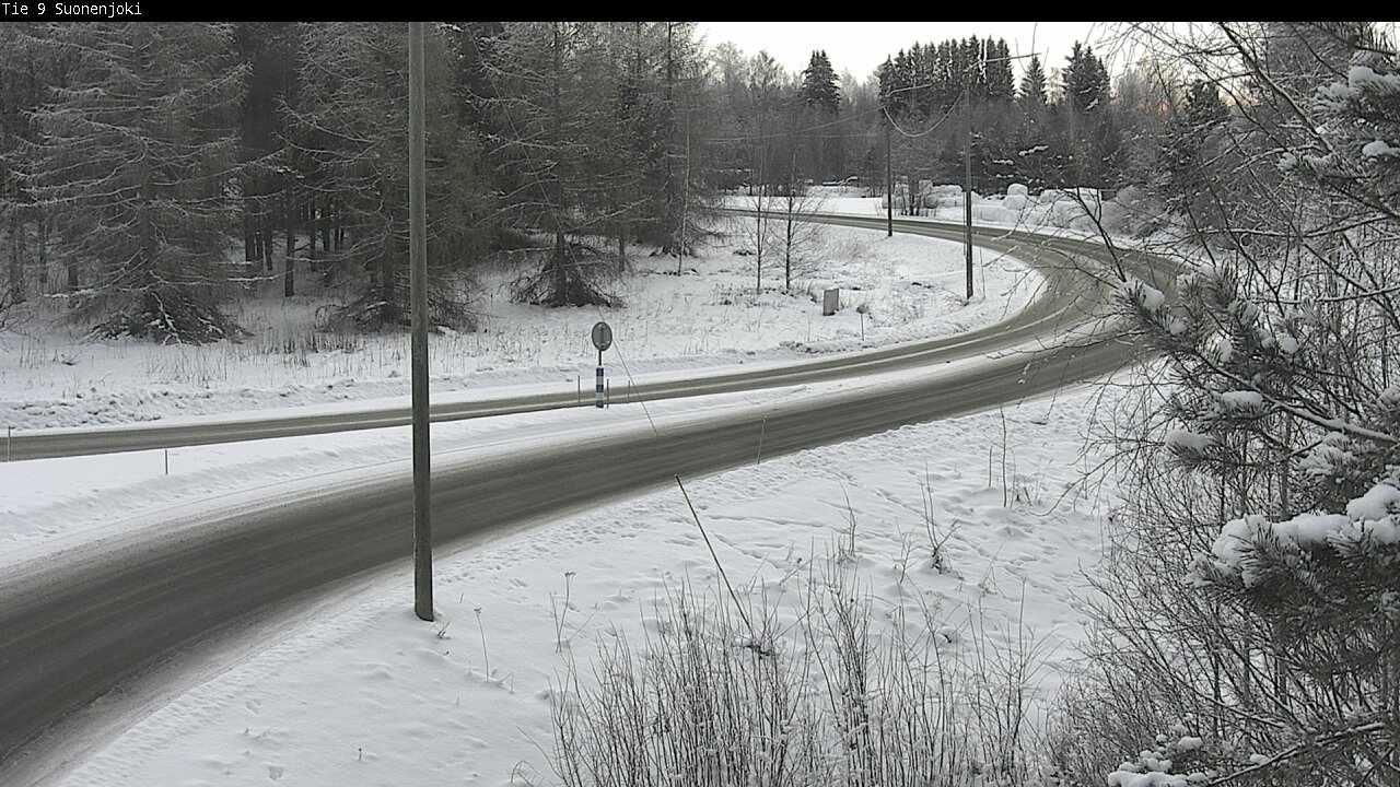 Weather Camera Image Väg 9 Suonenjoki, Purola, Suonenjoki, Pohjois-Savo