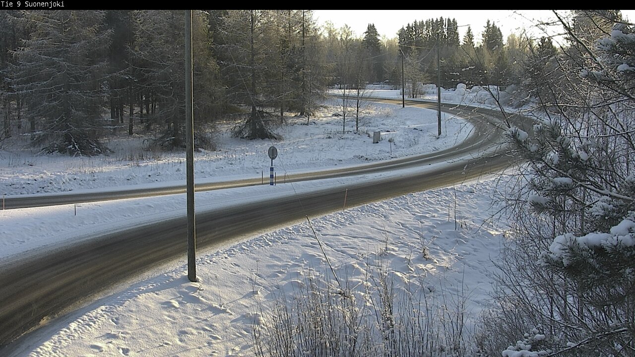 Weather Camera Image Väg 9 Suonenjoki, Purola, Suonenjoki, Pohjois-Savo