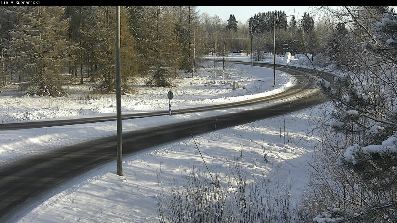 Weather Camera Image Väg 9 Suonenjoki, Purola, Suonenjoki, Pohjois-Savo