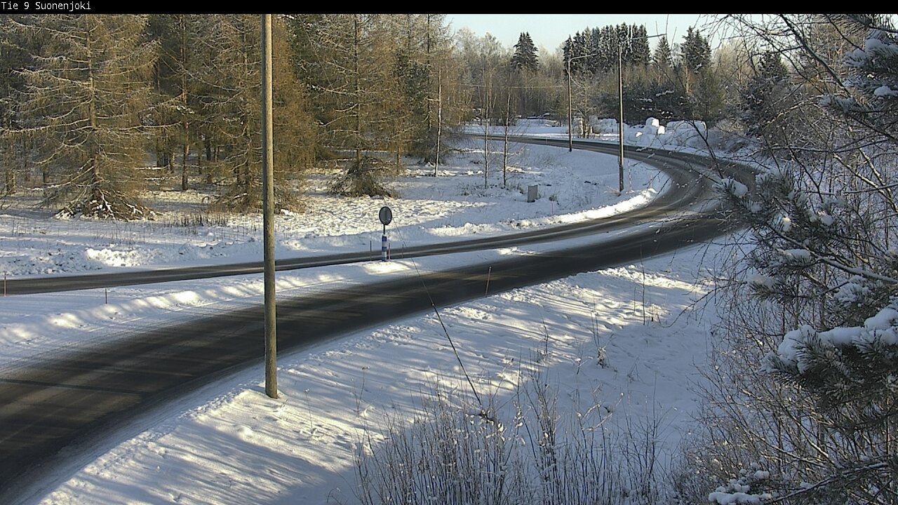 Weather Camera Image Väg 9 Suonenjoki, Purola, Suonenjoki, Pohjois-Savo
