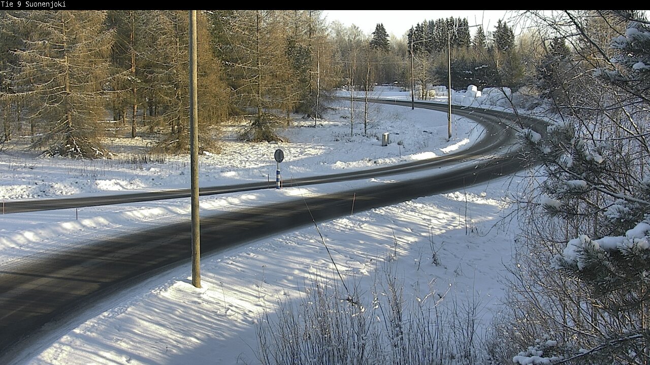 Weather Camera Image Väg 9 Suonenjoki, Purola, Suonenjoki, Pohjois-Savo