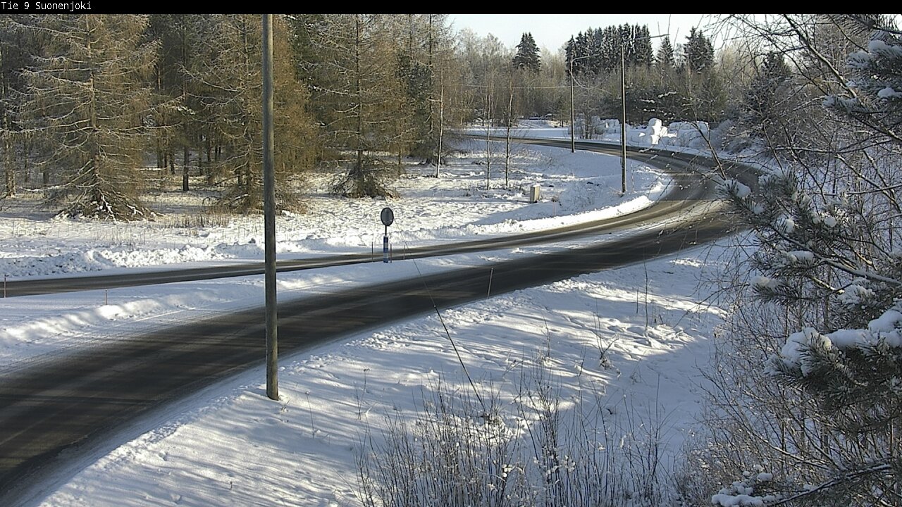 Weather Camera Image Väg 9 Suonenjoki, Purola, Suonenjoki, Pohjois-Savo