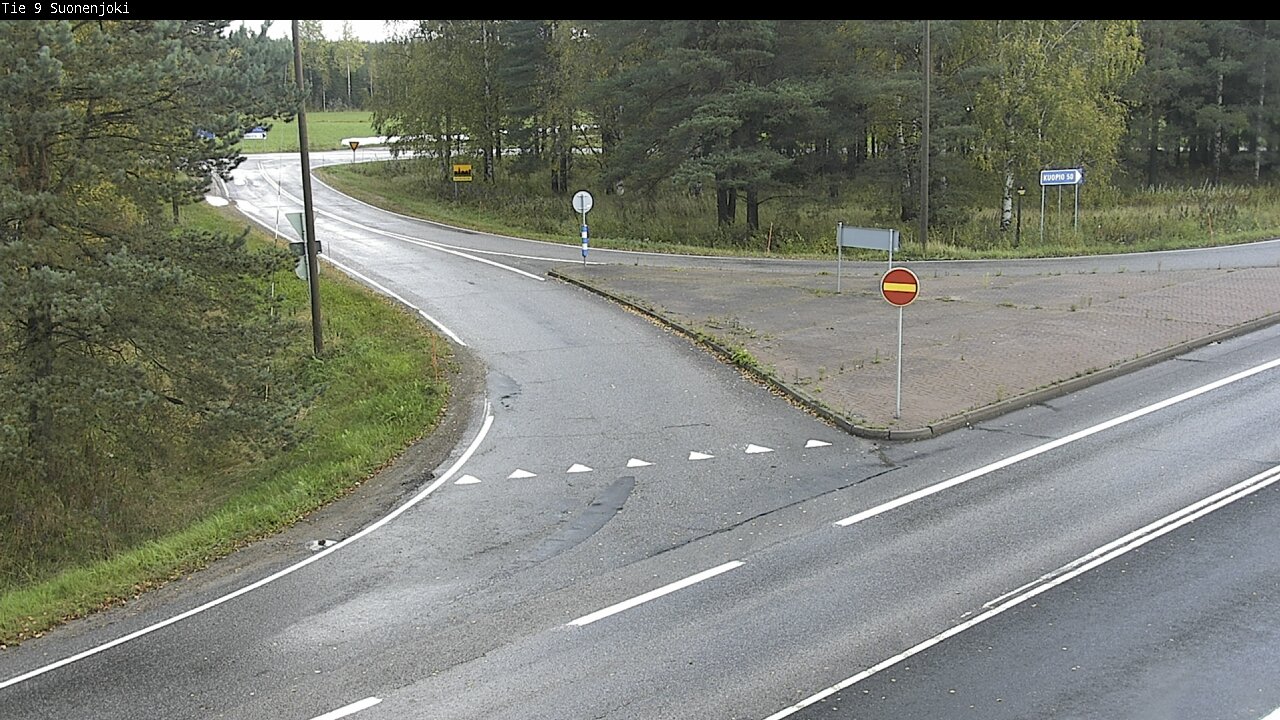 Weather Camera Image Väg 9 Suonenjoki, Purola, Suonenjoki, Pohjois-Savo