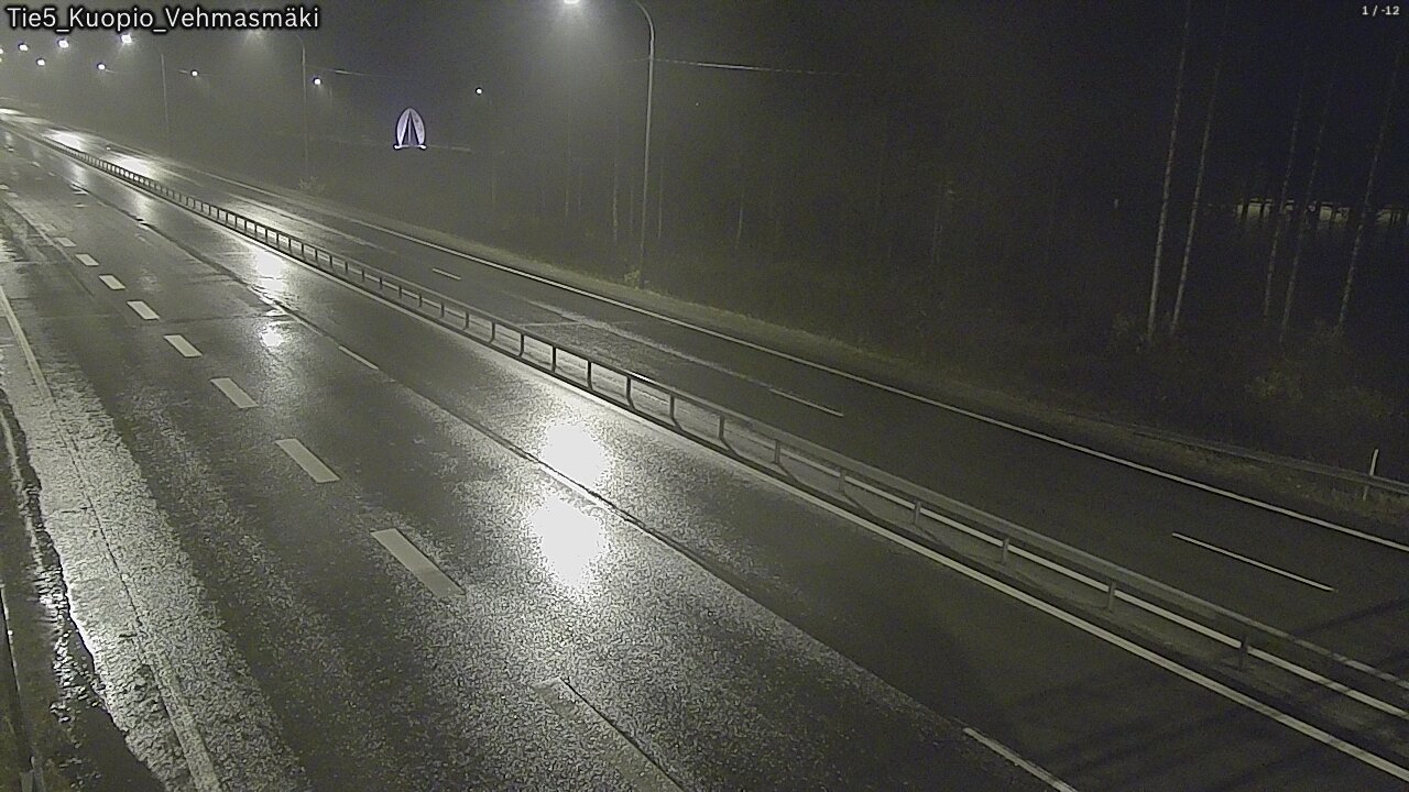 Weather Camera Image Road 5 Kuopio, Vehmasmäki, Kuopio, Pohjois-Savo