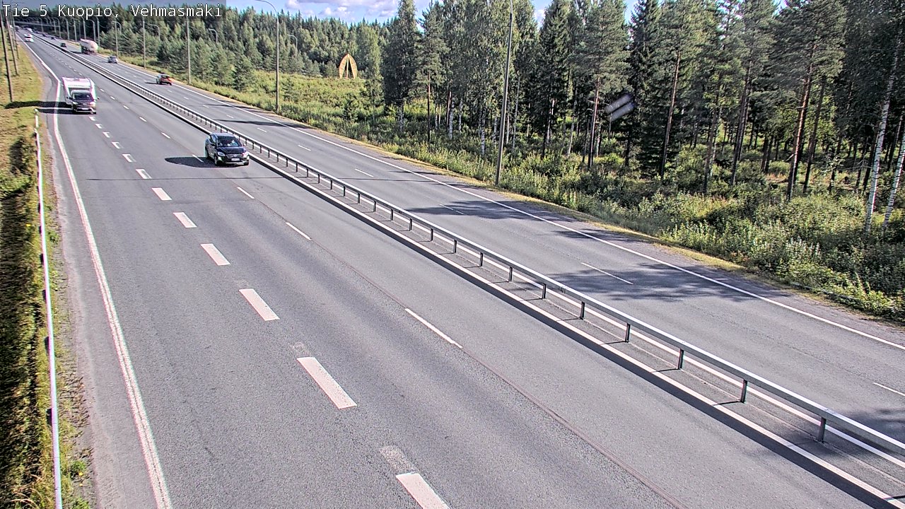 Kelikamerat Kuva Tie 5 Kuopio, Vehmasmäki, Kuopio, Pohjois-Savo