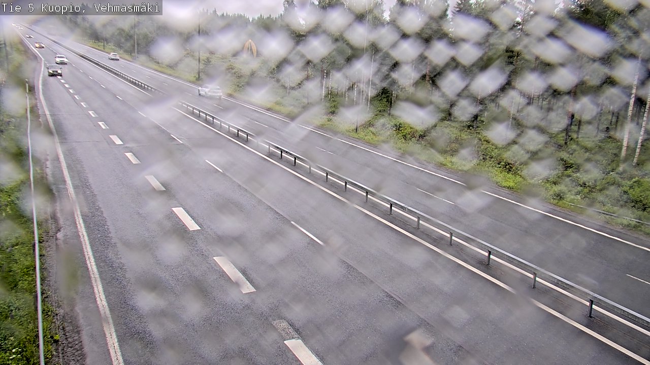Weather Camera Image Väg 5 Kuopio, Vehmasmäki, Kuopio, Pohjois-Savo