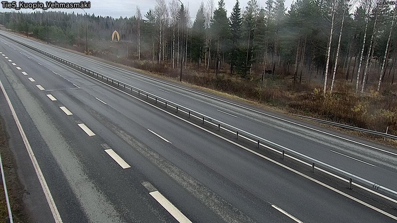 Weather Camera Image Väg 5 Kuopio, Vehmasmäki, Kuopio, Pohjois-Savo