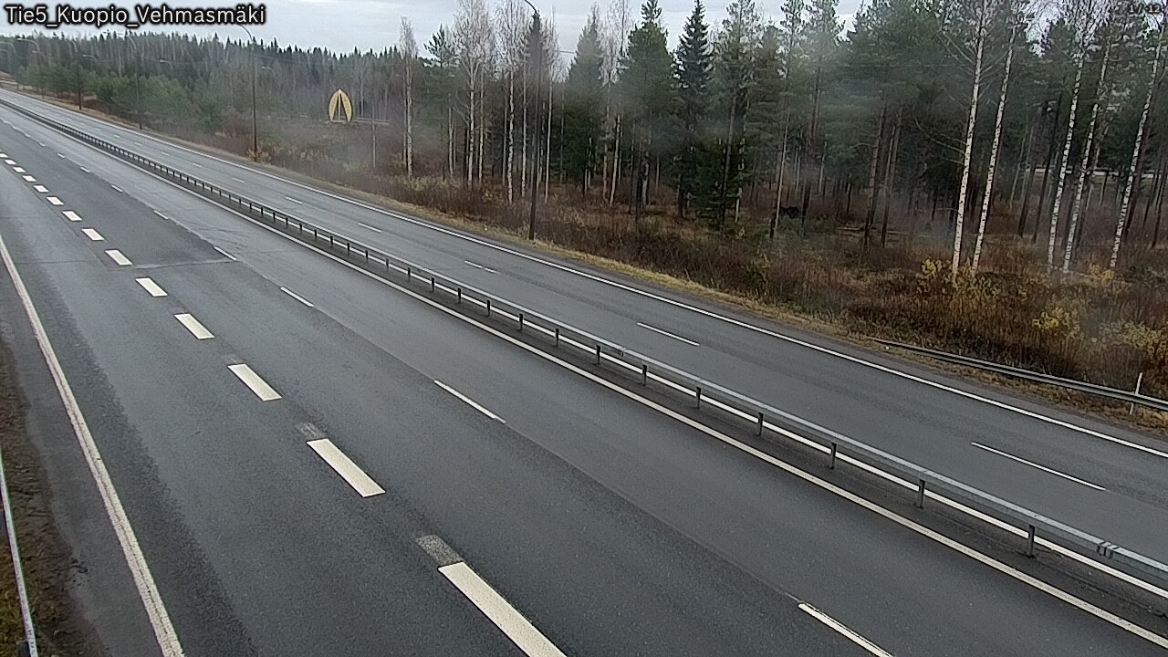 Weather Camera Image Väg 5 Kuopio, Vehmasmäki, Kuopio, Pohjois-Savo