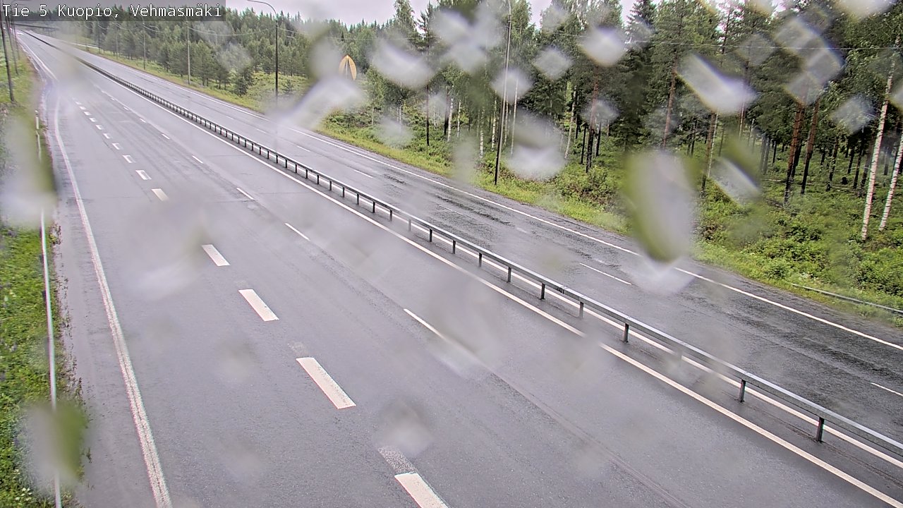 Weather Camera Image Väg 5 Kuopio, Vehmasmäki, Kuopio, Pohjois-Savo