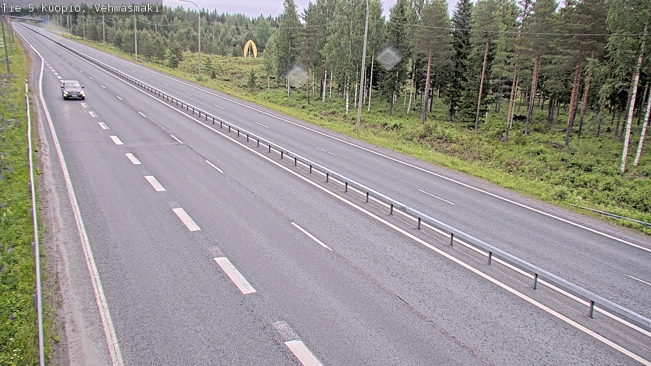 Kelikamerat Kuva Tie 5 Kuopio, Vehmasmäki, Kuopio, Pohjois-Savo