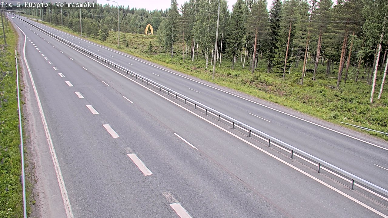 Kelikamerat Kuva Tie 5 Kuopio, Vehmasmäki, Kuopio, Pohjois-Savo
