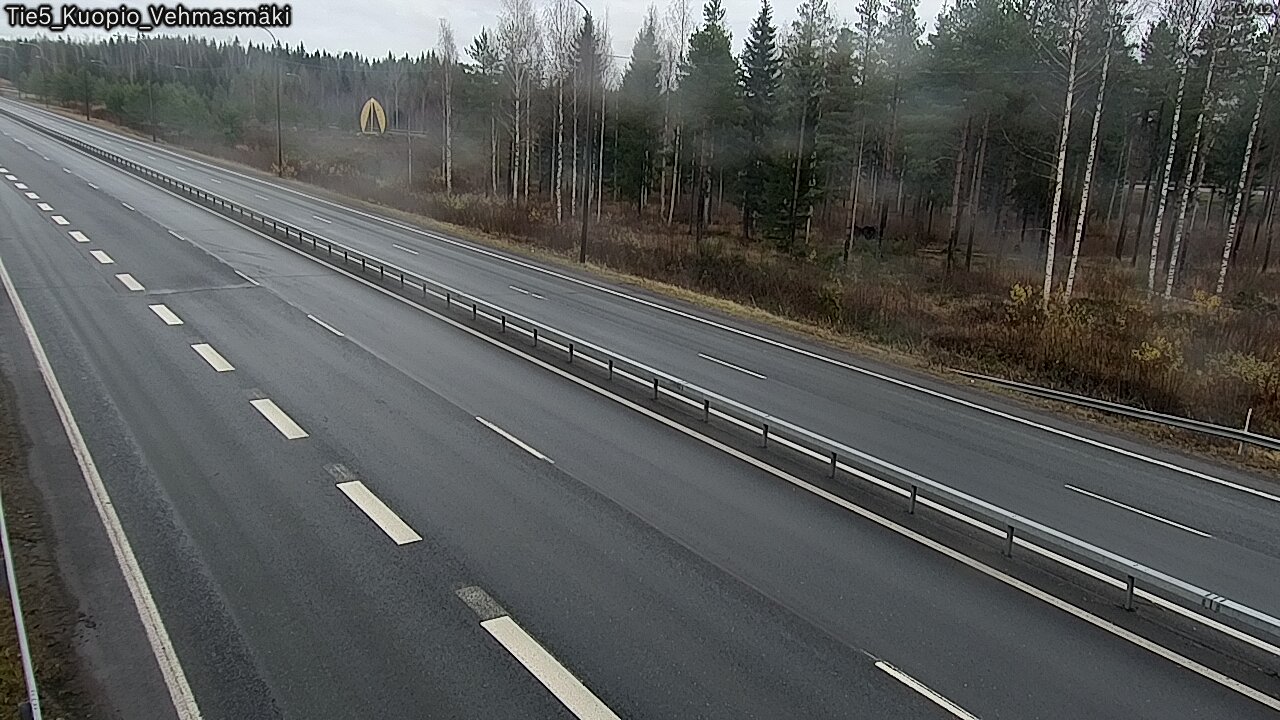 Weather Camera Image Väg 5 Kuopio, Vehmasmäki, Kuopio, Pohjois-Savo