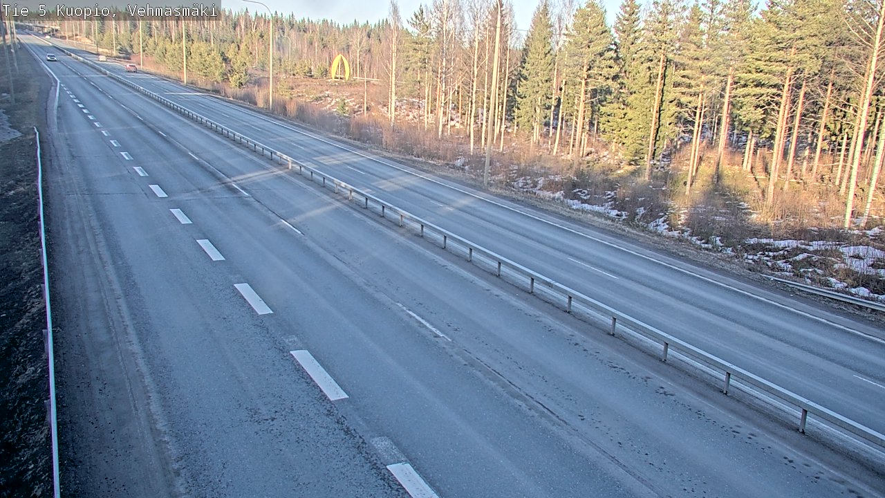 Kelikamerat Kuva Tie 5 Kuopio, Vehmasmäki, Kuopio, Pohjois-Savo