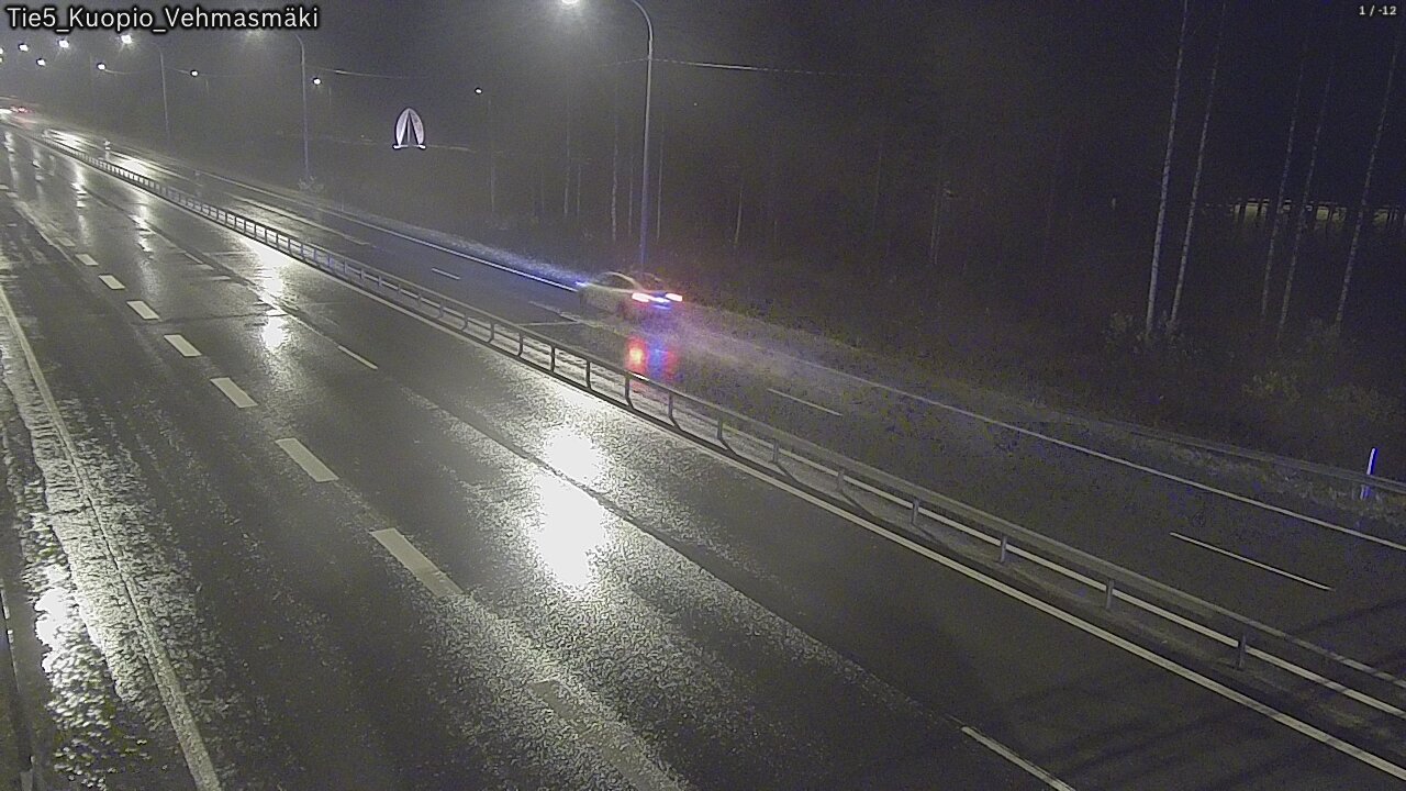 Weather Camera Image Väg 5 Kuopio, Vehmasmäki, Kuopio, Pohjois-Savo