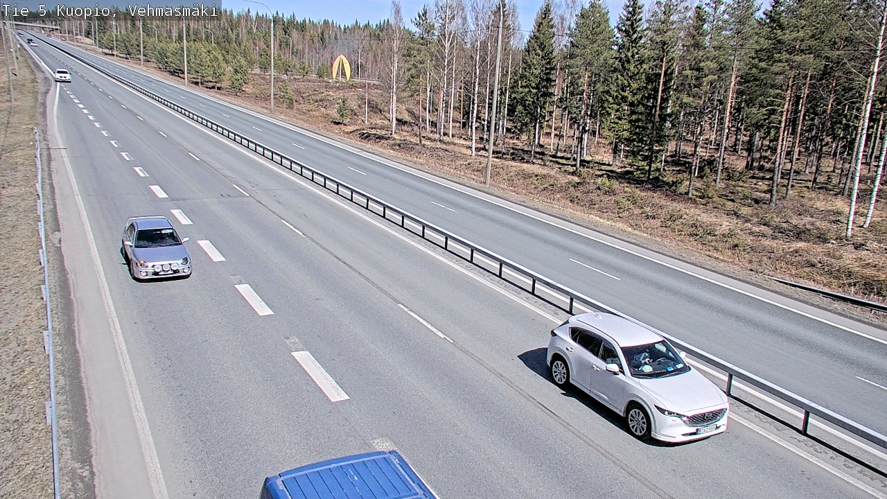 Kelikamerat Kuva Tie 5 Kuopio, Vehmasmäki, Kuopio, Pohjois-Savo